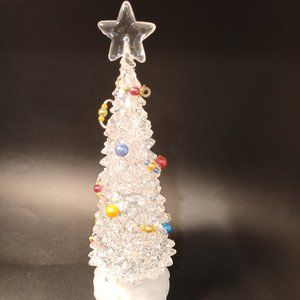 Acrylic Christmas Tree W/Decorations